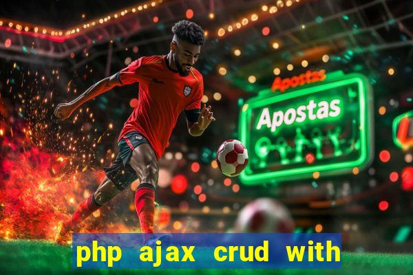 php ajax crud with datatables and bootstrap modals